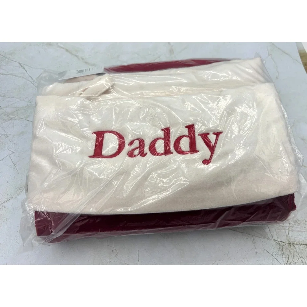 Pottery Barn Extra Large Velour Christmas‎ Stockings Set of 2 Embroidered NEW